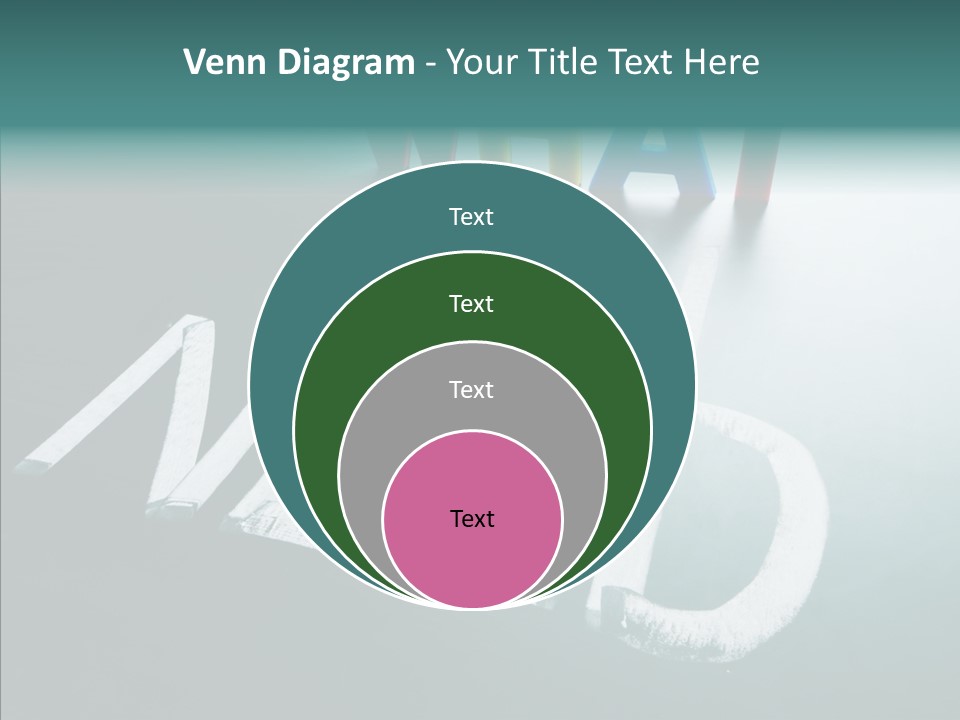 Improvement Sign Blackboard PowerPoint Template