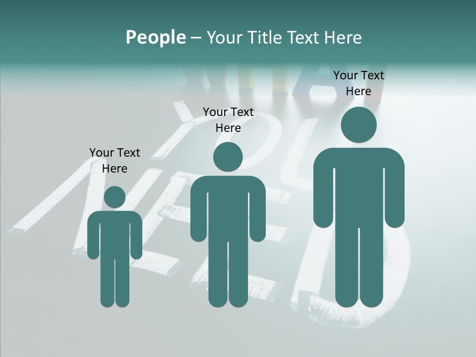 Improvement Sign Blackboard PowerPoint Template