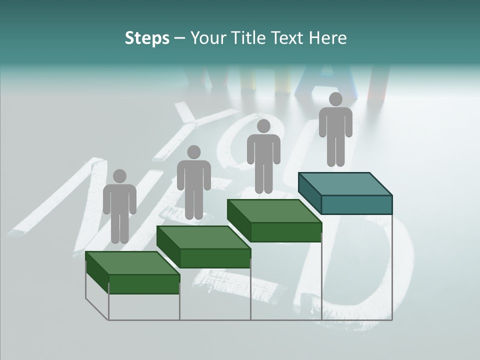Improvement Sign Blackboard PowerPoint Template