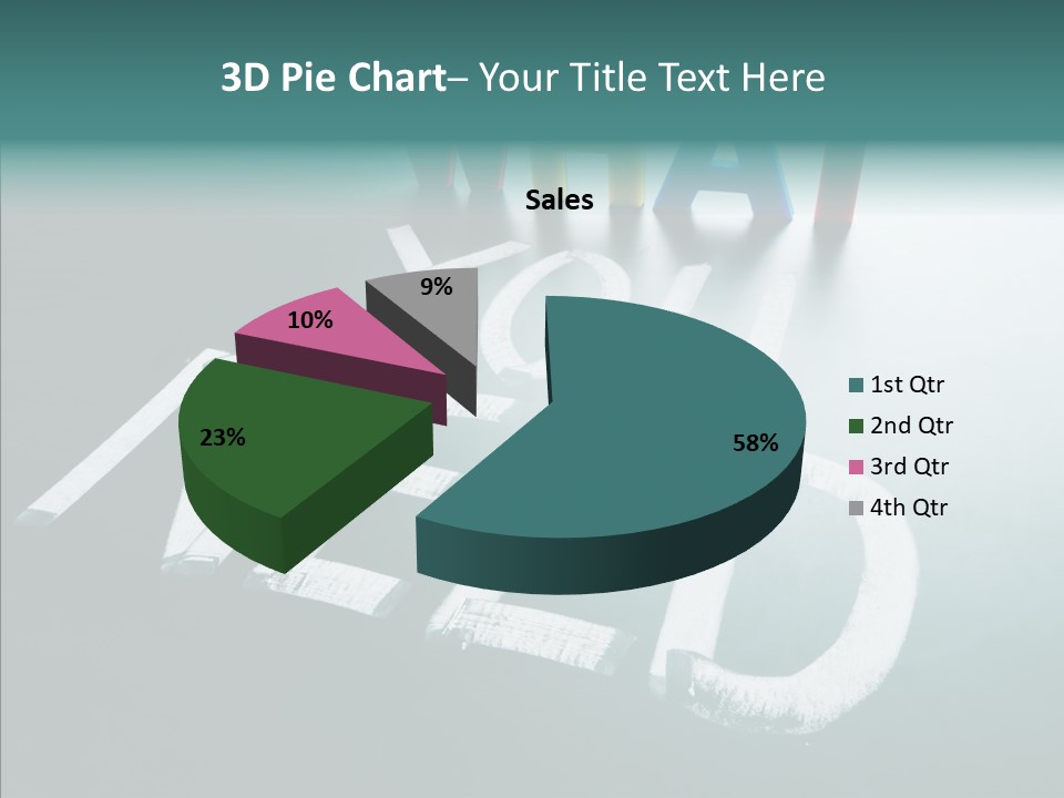 Improvement Sign Blackboard PowerPoint Template