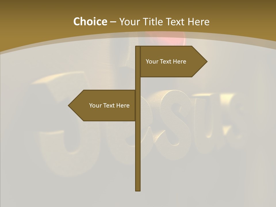 Original God Stylized PowerPoint Template