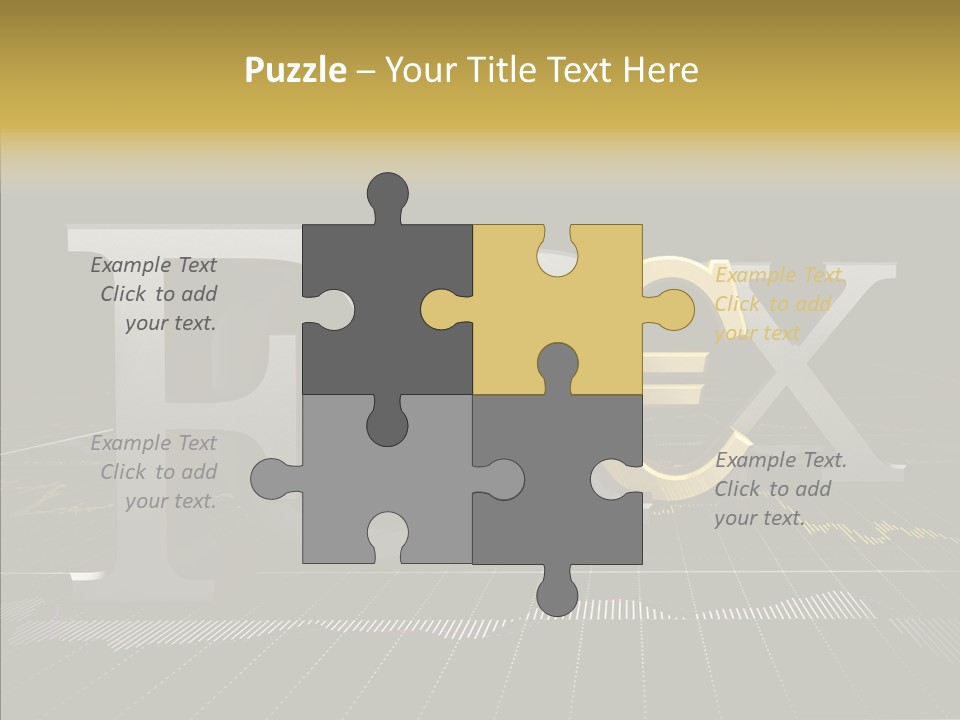 Dark Background Stock Market Money PowerPoint Template