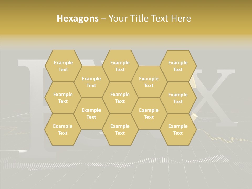 Dark Background Stock Market Money PowerPoint Template