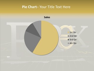 Dark Background Stock Market Money PowerPoint Template