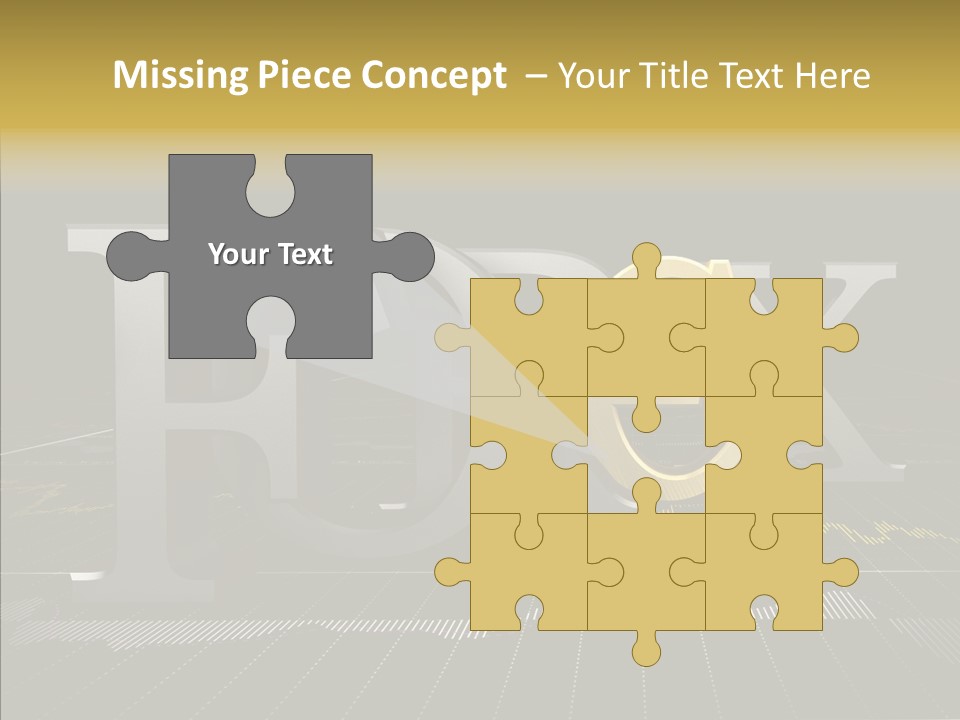 Dark Background Stock Market Money PowerPoint Template