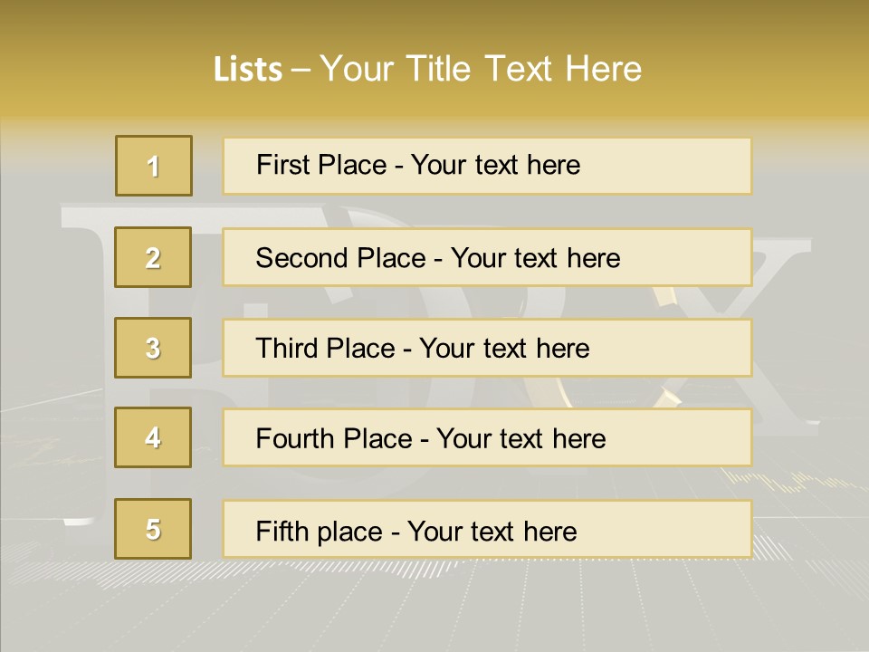 Dark Background Stock Market Money PowerPoint Template