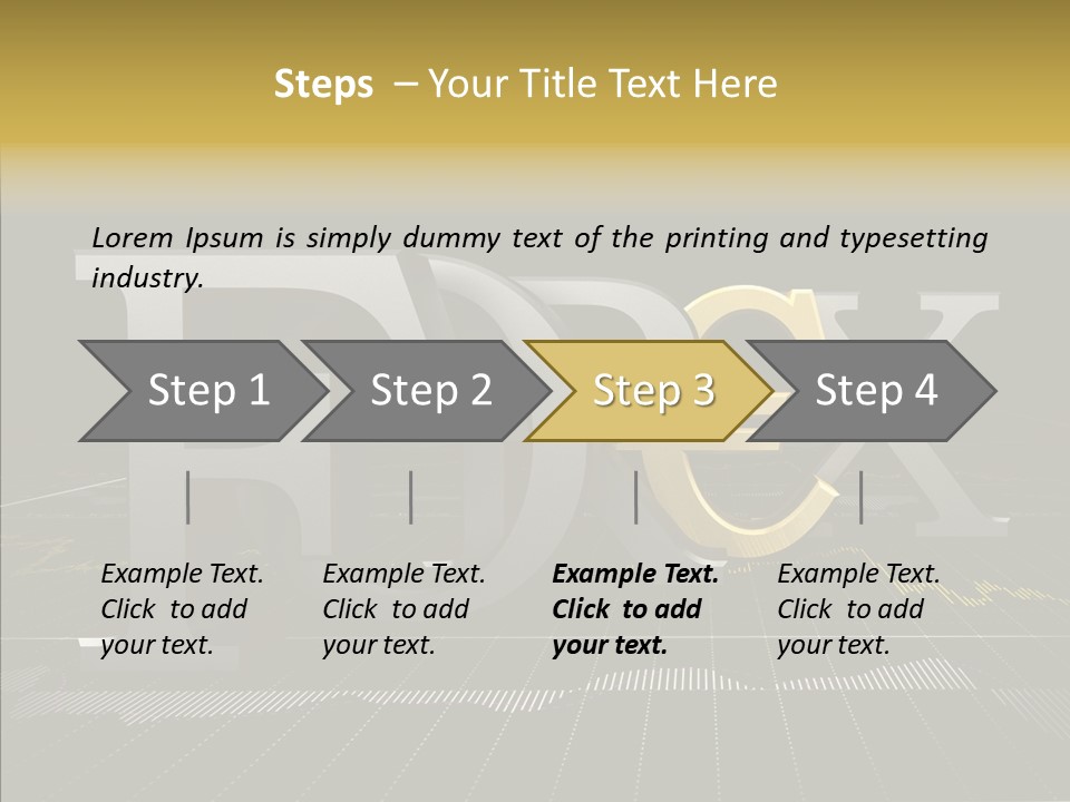 Dark Background Stock Market Money PowerPoint Template