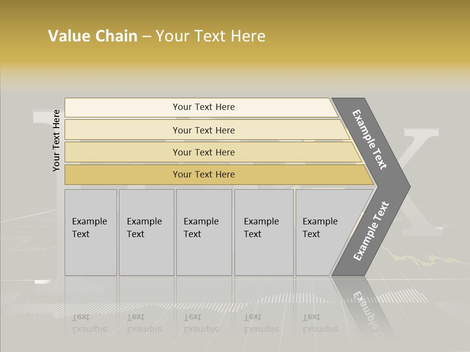 Dark Background Stock Market Money PowerPoint Template
