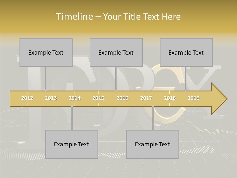 Dark Background Stock Market Money PowerPoint Template