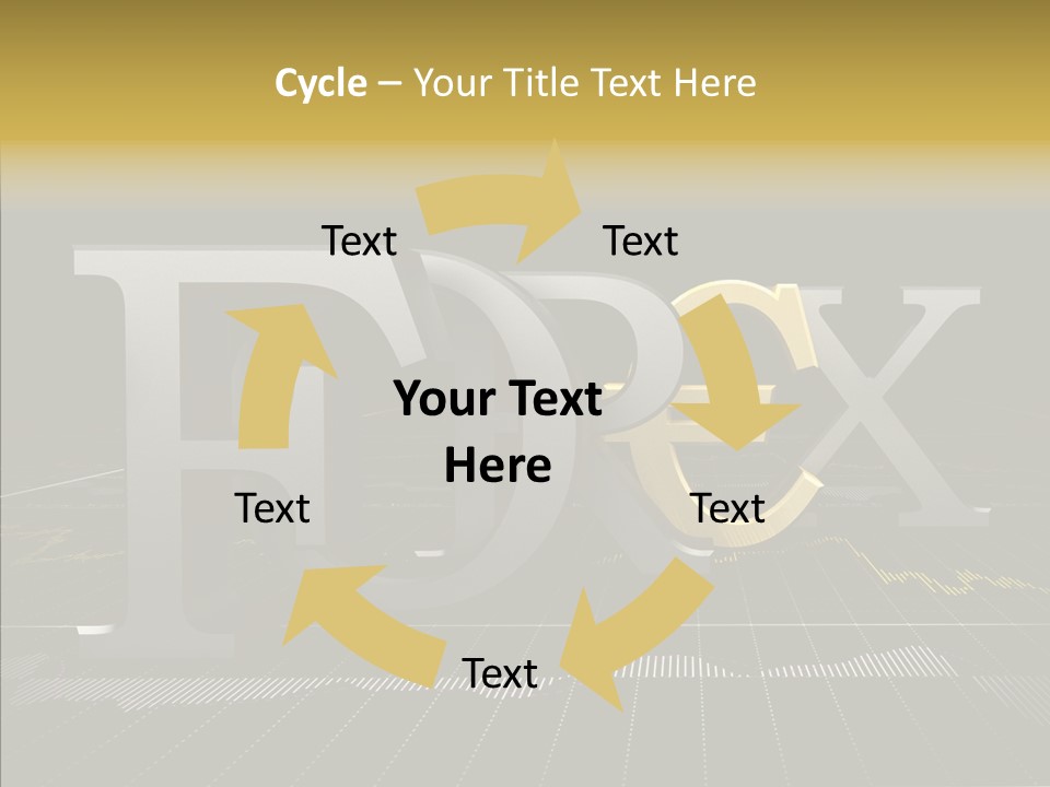 Dark Background Stock Market Money PowerPoint Template