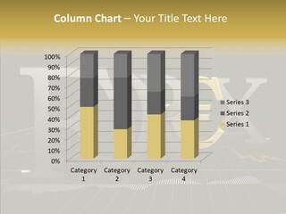 Dark Background Stock Market Money PowerPoint Template