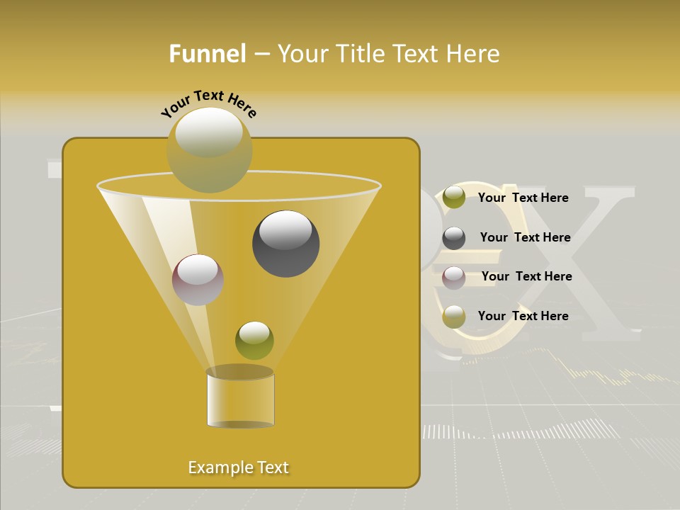 Dark Background Stock Market Money PowerPoint Template