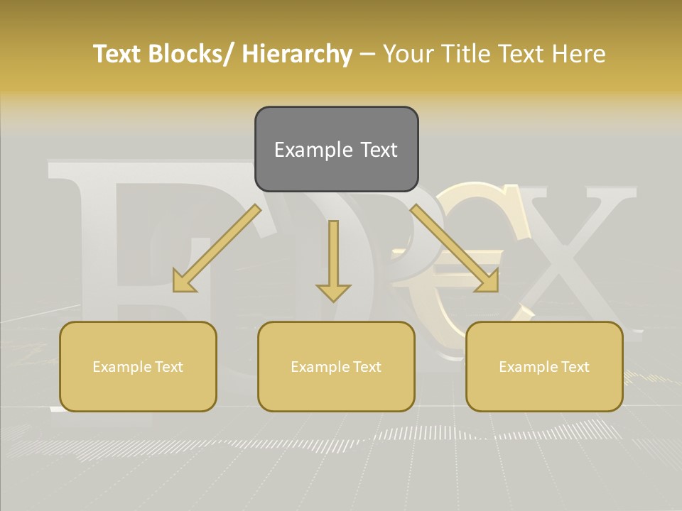 Dark Background Stock Market Money PowerPoint Template