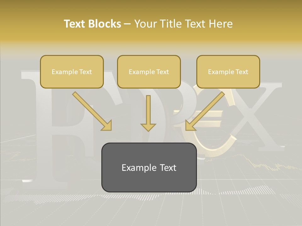 Dark Background Stock Market Money PowerPoint Template
