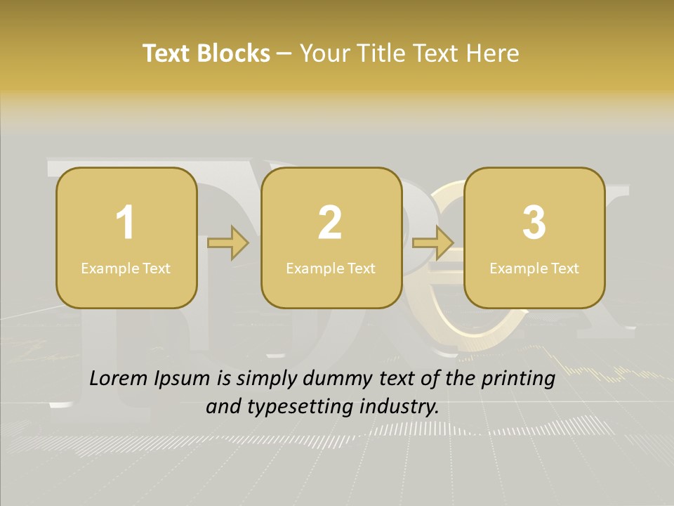 Dark Background Stock Market Money PowerPoint Template