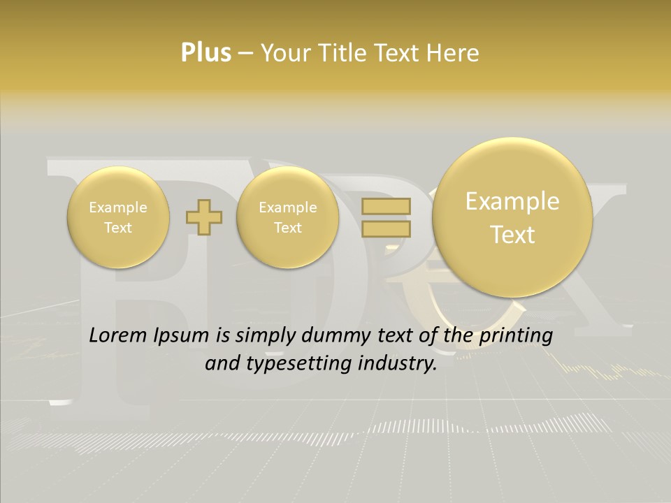 Dark Background Stock Market Money PowerPoint Template