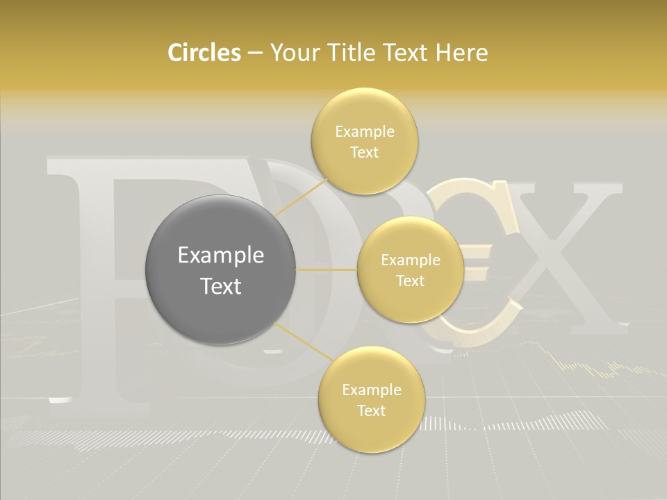 Dark Background Stock Market Money PowerPoint Template