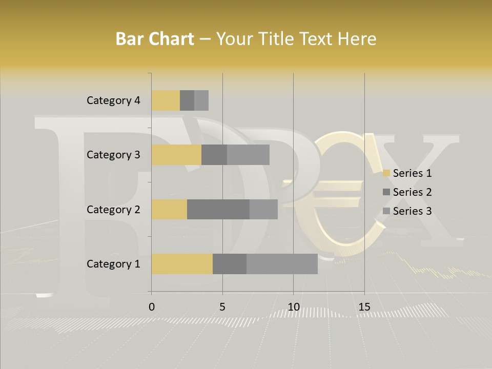 Dark Background Stock Market Money PowerPoint Template