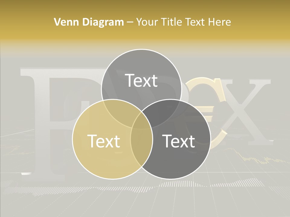 Dark Background Stock Market Money PowerPoint Template