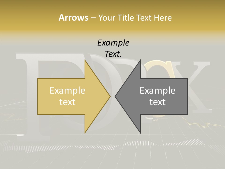 Dark Background Stock Market Money PowerPoint Template