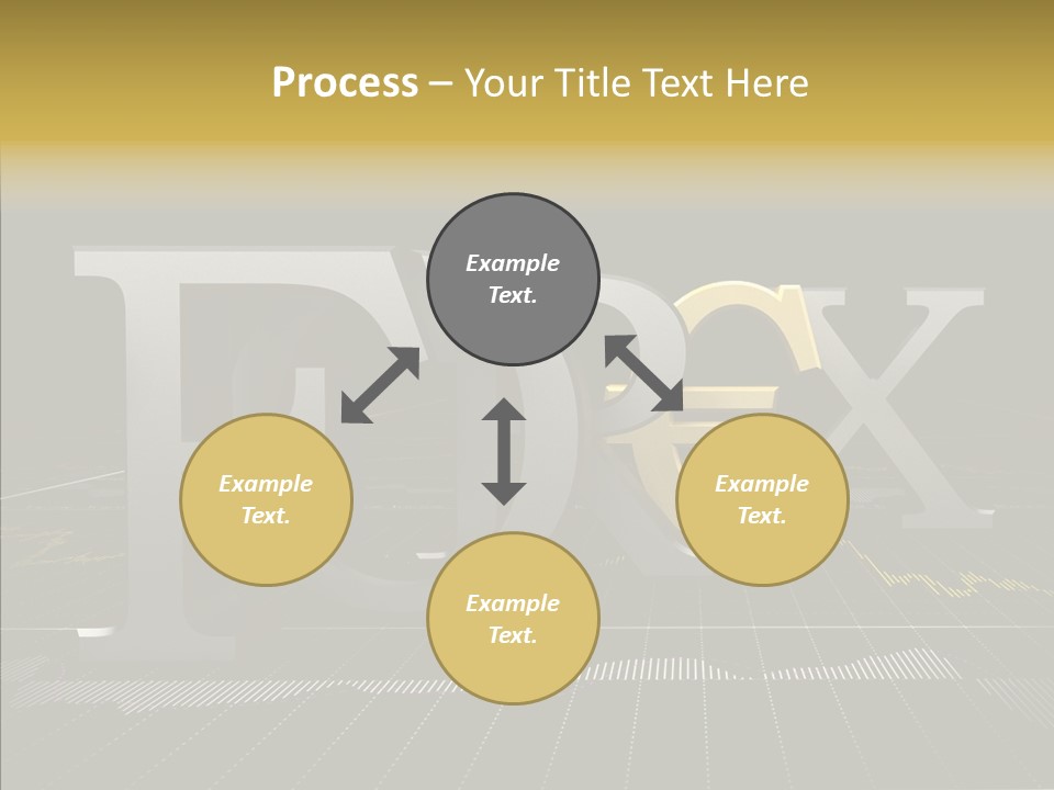 Dark Background Stock Market Money PowerPoint Template