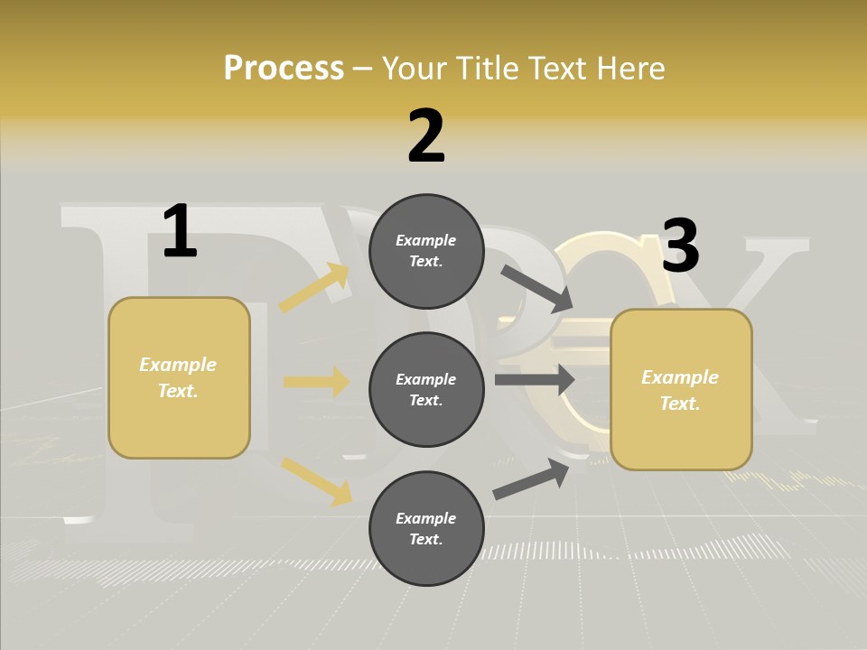 Dark Background Stock Market Money PowerPoint Template