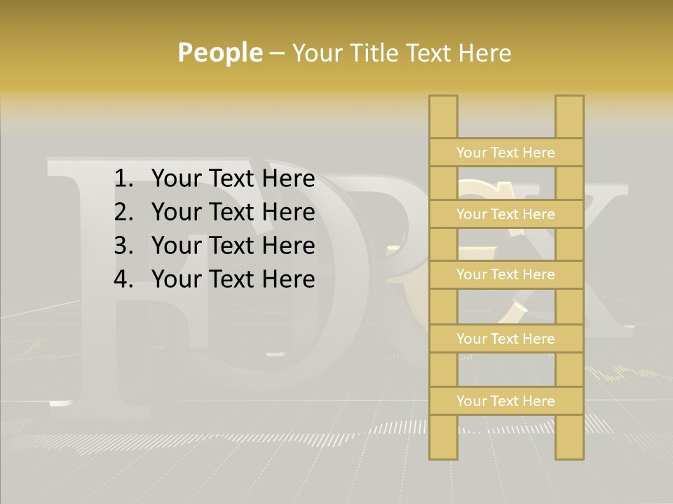 Dark Background Stock Market Money PowerPoint Template