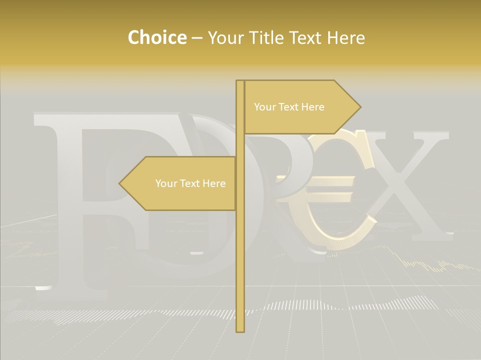 Dark Background Stock Market Money PowerPoint Template