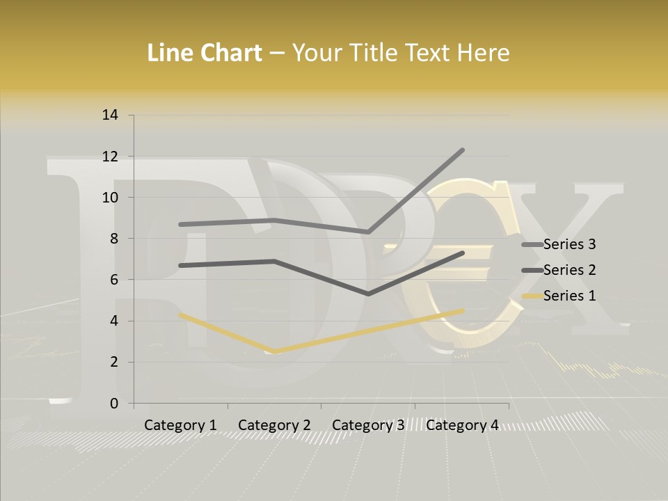 Dark Background Stock Market Money PowerPoint Template