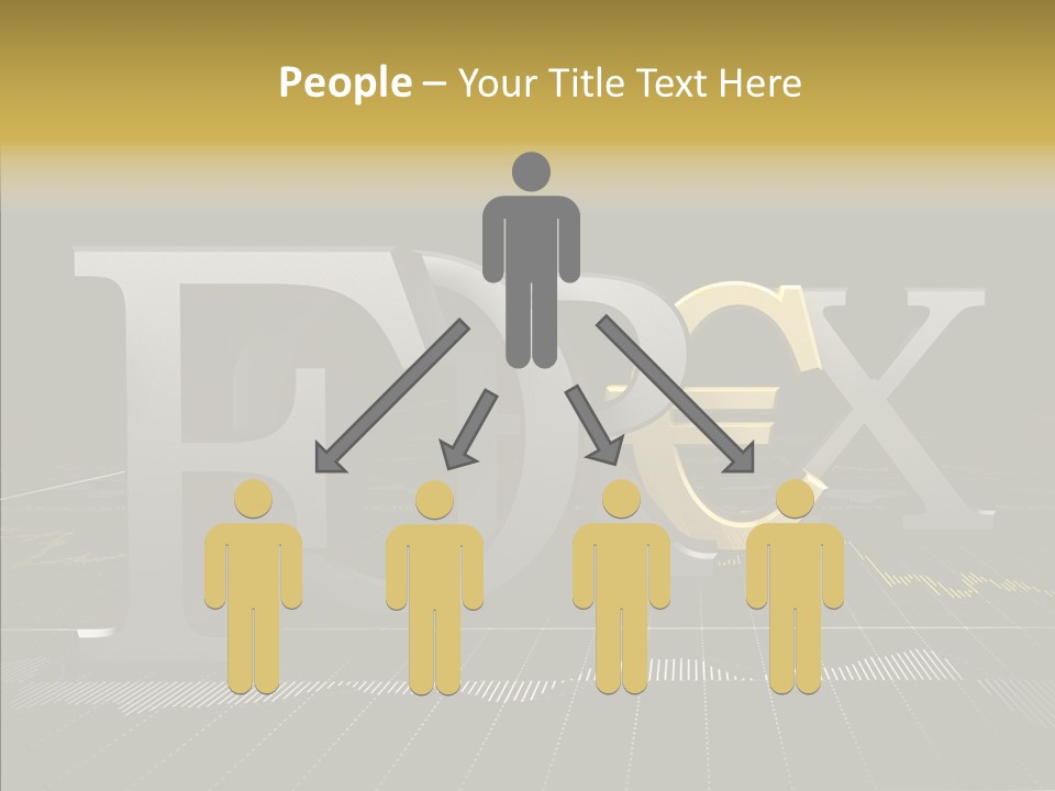 Dark Background Stock Market Money PowerPoint Template