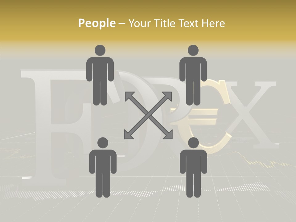 Dark Background Stock Market Money PowerPoint Template