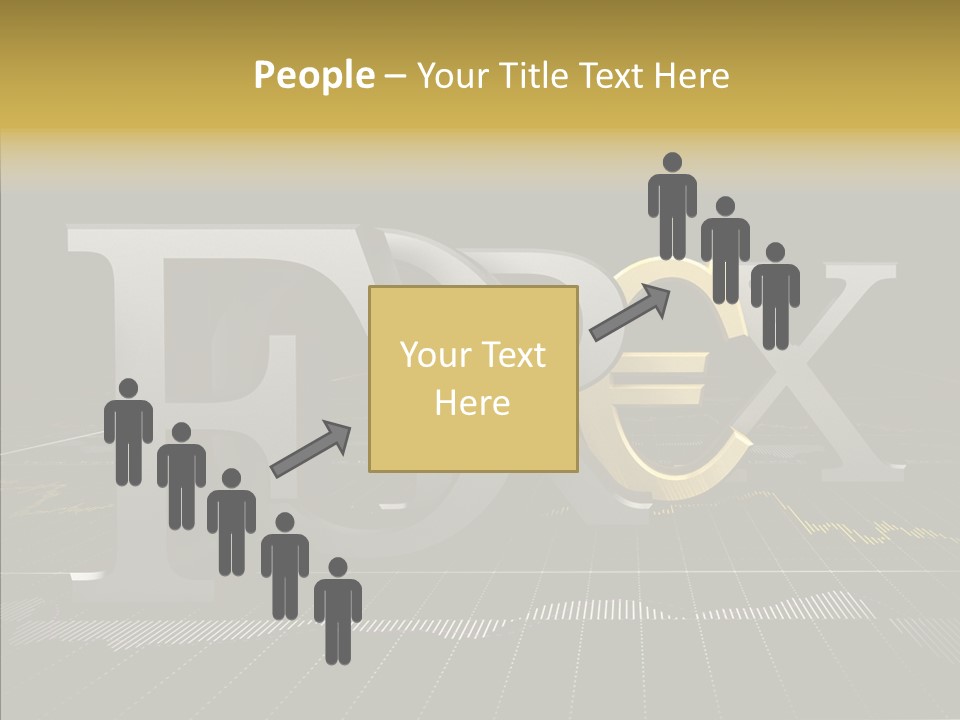 Dark Background Stock Market Money PowerPoint Template