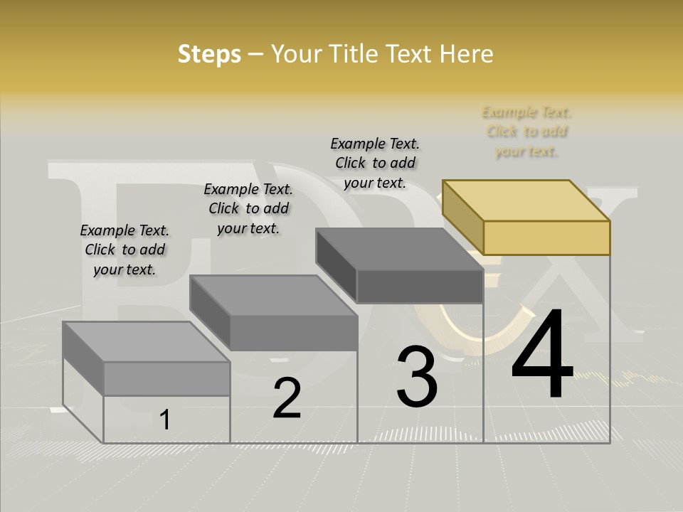 Dark Background Stock Market Money PowerPoint Template