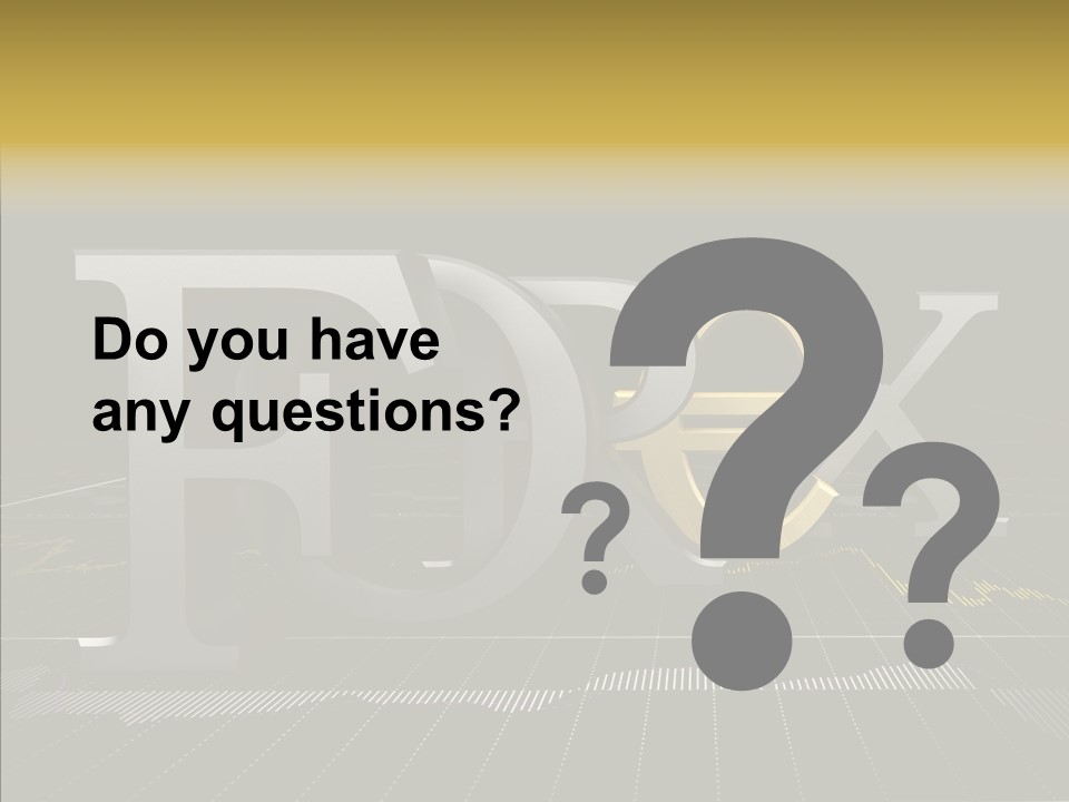 Dark Background Stock Market Money PowerPoint Template