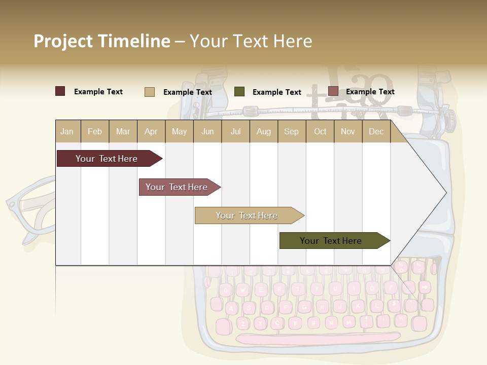 Details Type Eyeglasses PowerPoint Template