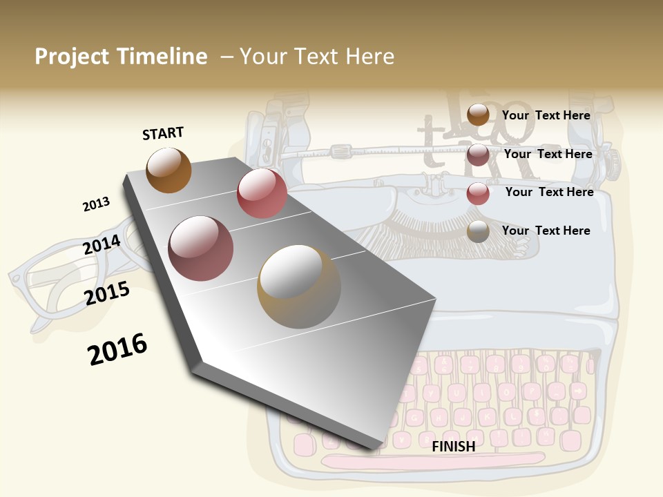 Details Type Eyeglasses PowerPoint Template