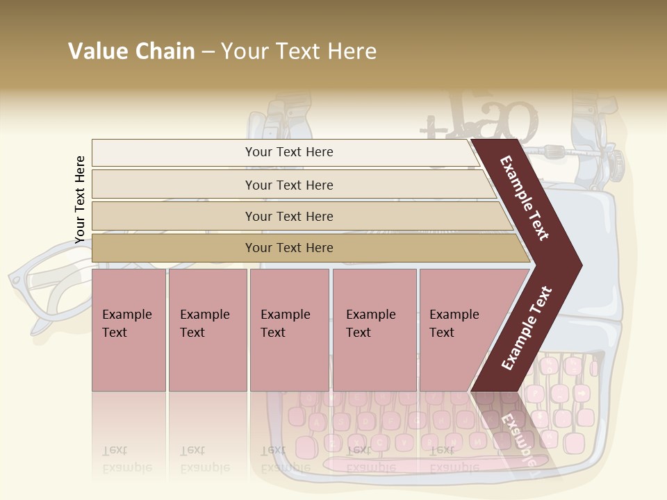 Details Type Eyeglasses PowerPoint Template