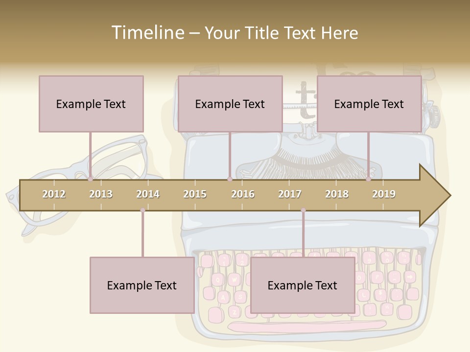 Details Type Eyeglasses PowerPoint Template