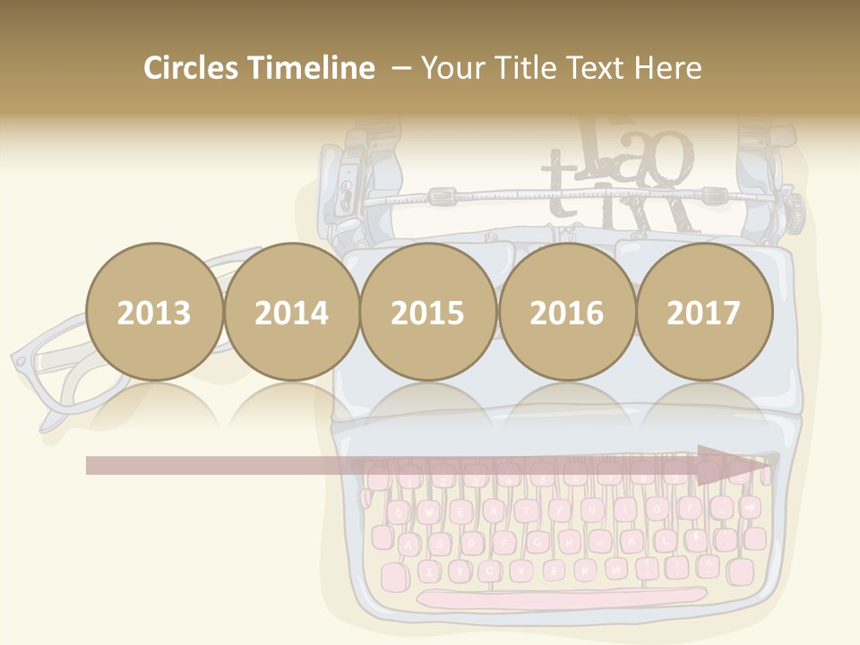 Details Type Eyeglasses PowerPoint Template