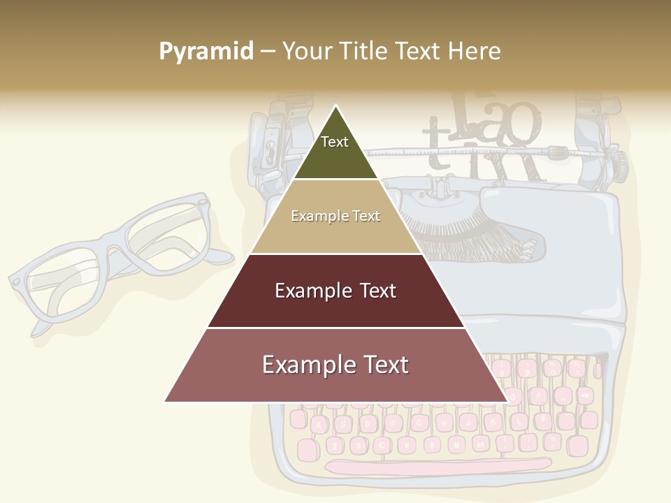 Details Type Eyeglasses PowerPoint Template