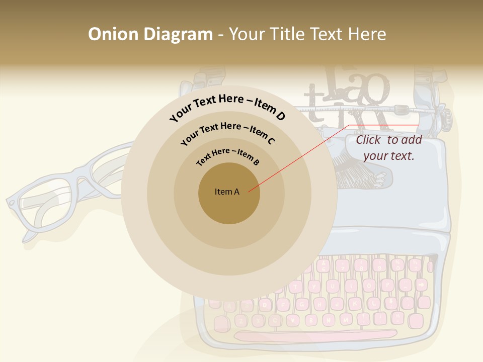 Details Type Eyeglasses PowerPoint Template