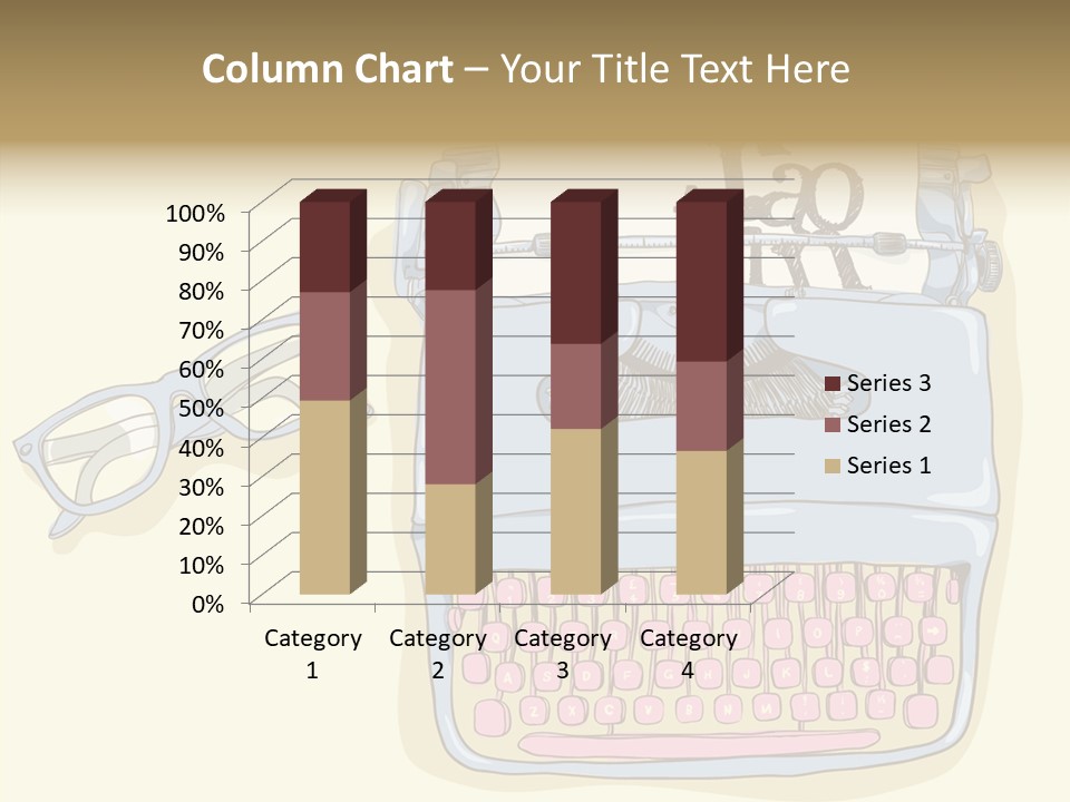 Details Type Eyeglasses PowerPoint Template