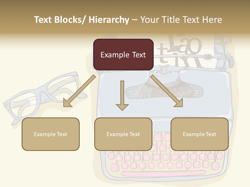Details Type Eyeglasses PowerPoint Template
