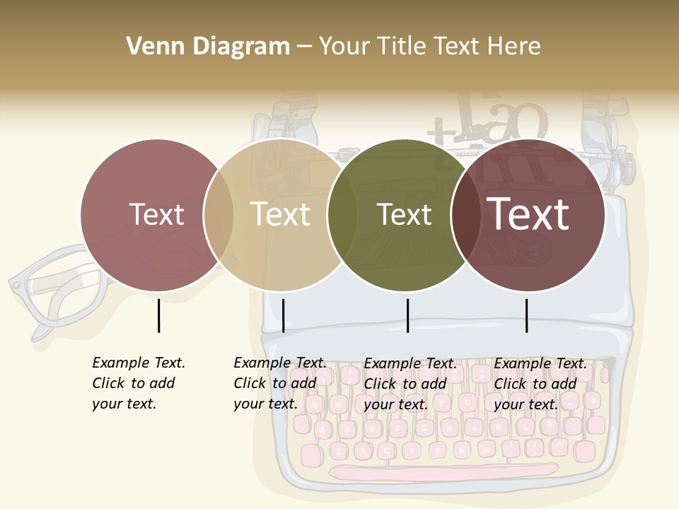 Details Type Eyeglasses PowerPoint Template