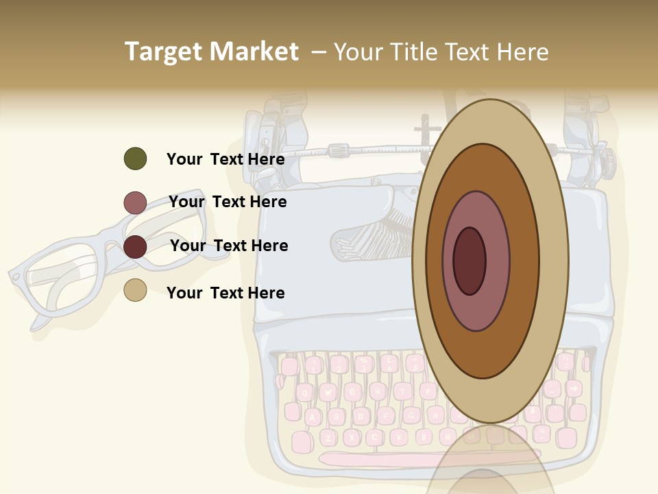 Details Type Eyeglasses PowerPoint Template