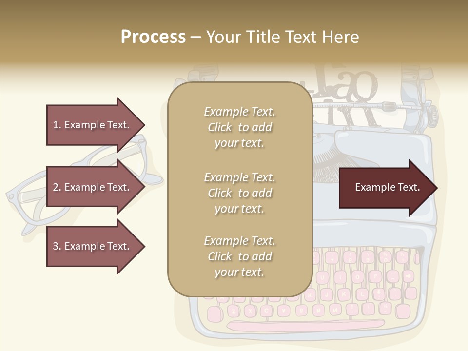 Details Type Eyeglasses PowerPoint Template