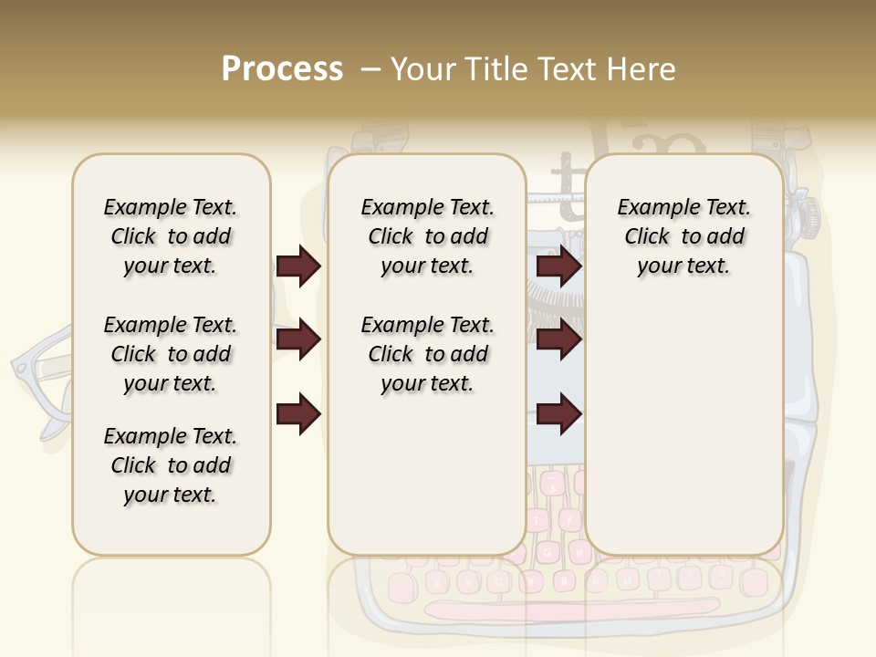 Details Type Eyeglasses PowerPoint Template