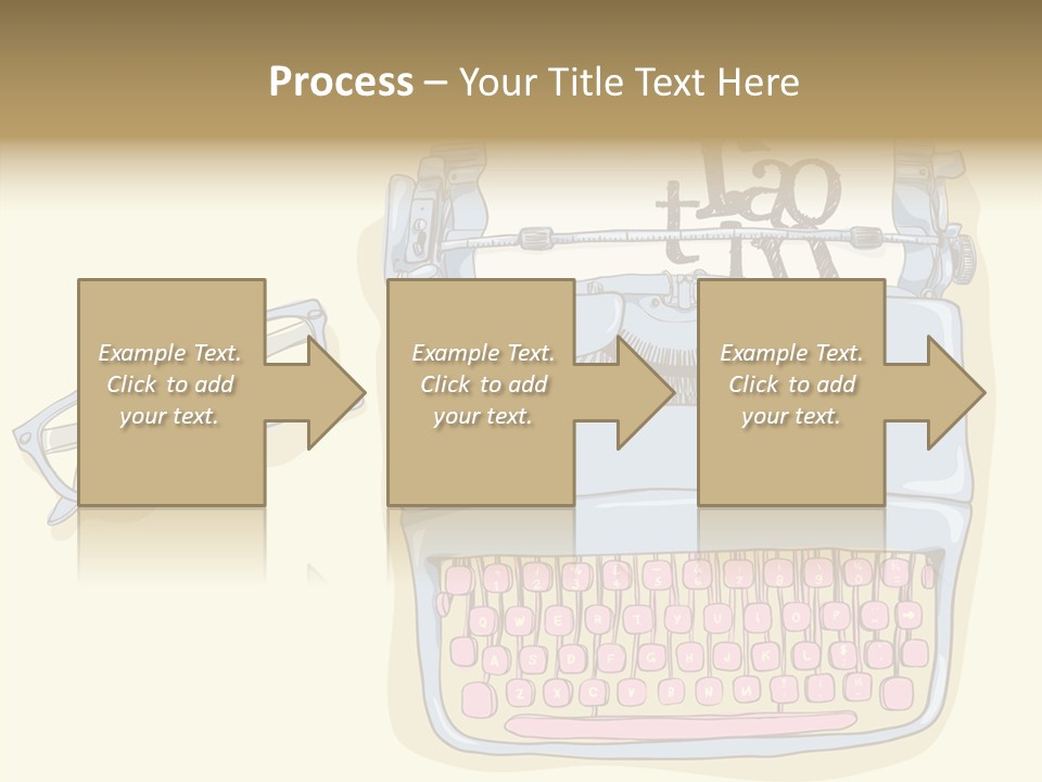 Details Type Eyeglasses PowerPoint Template