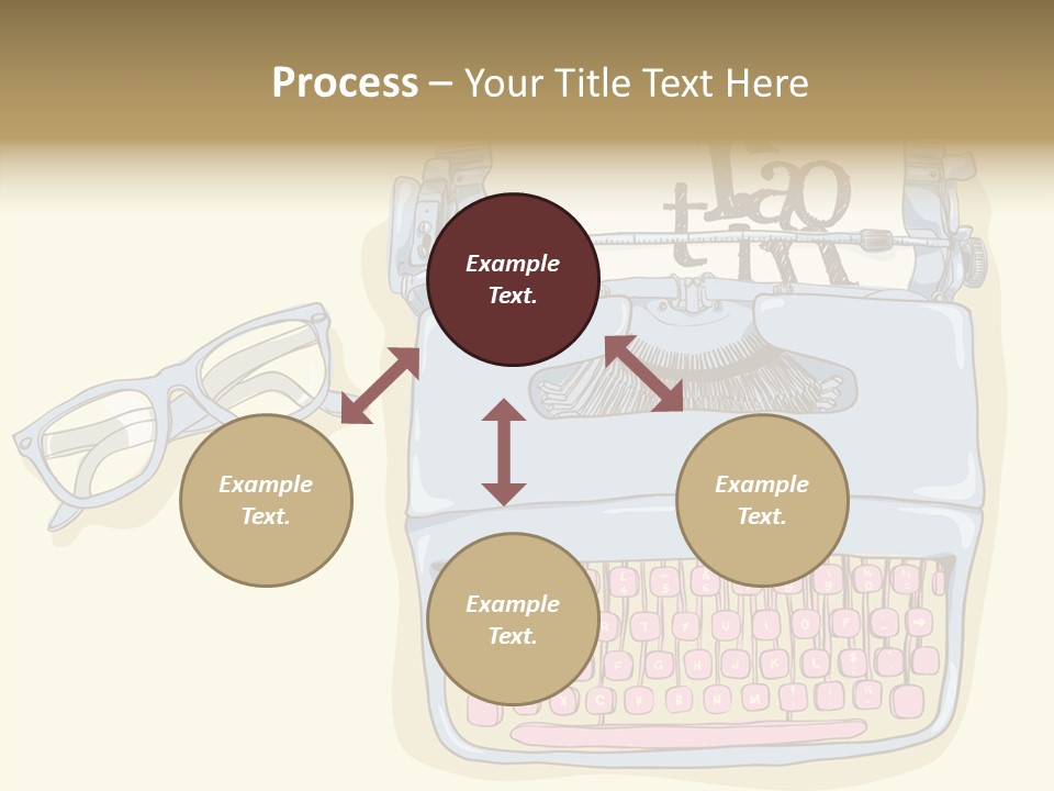 Details Type Eyeglasses PowerPoint Template