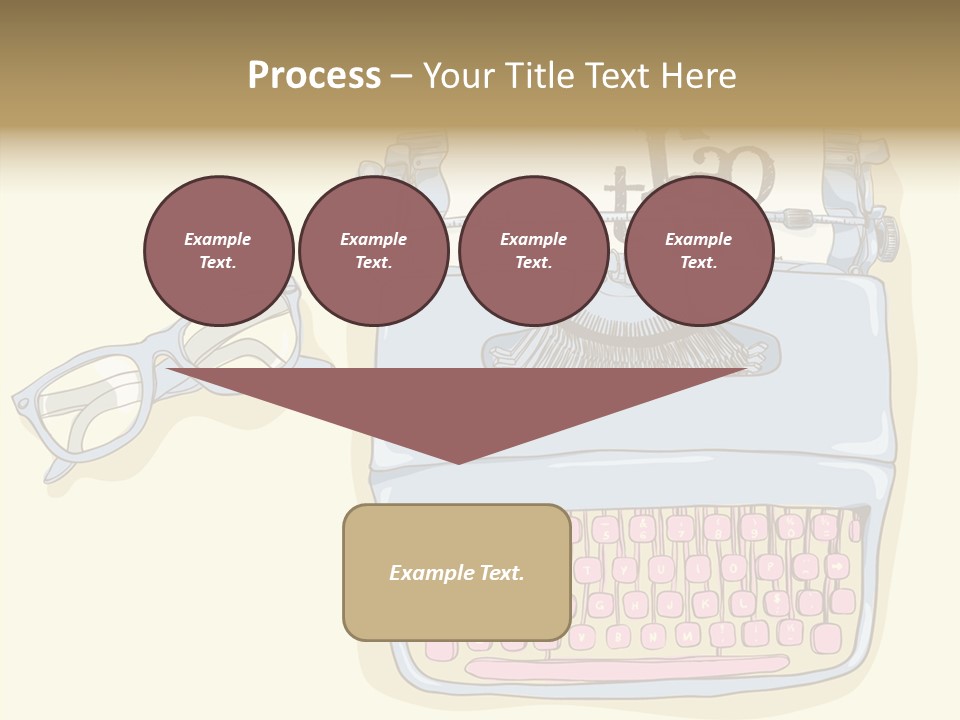 Details Type Eyeglasses PowerPoint Template